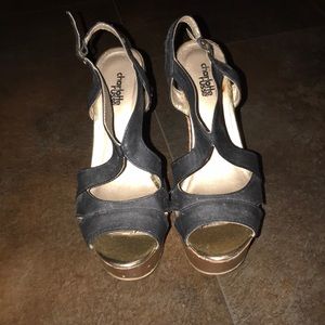 Charlotte Russe wedge heel shoes